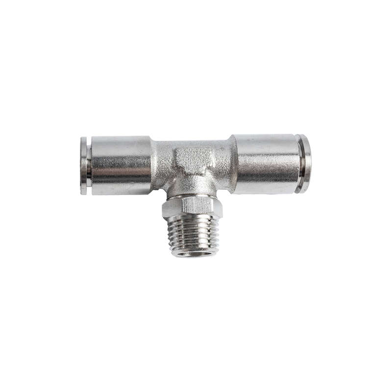 Metal Pu Fitting T-Joint 10Mm 1/4" M