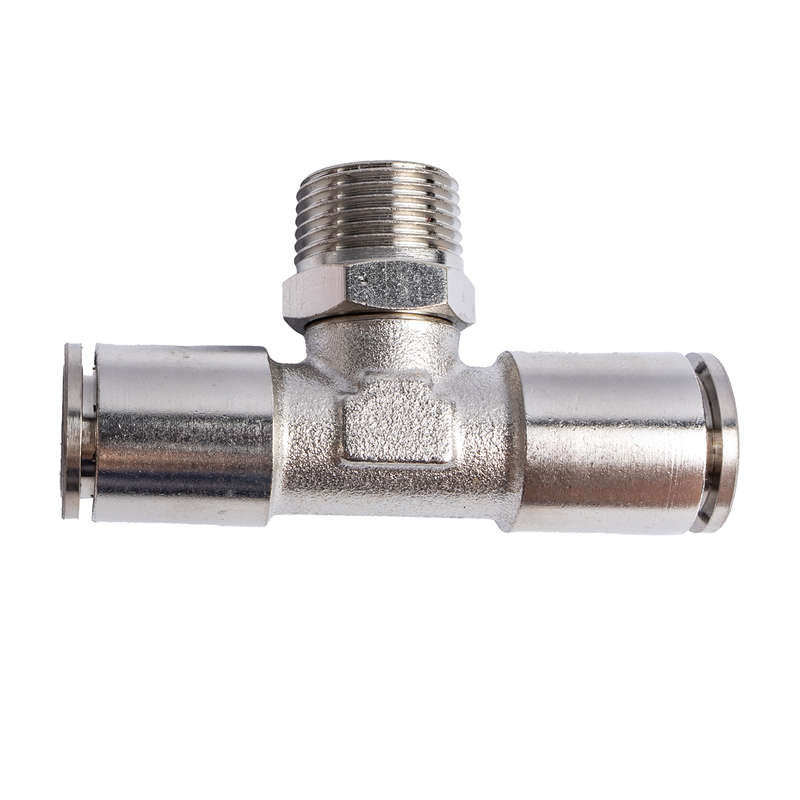 Metal Pu Fitting T-Joint 12Mm 3/8" M