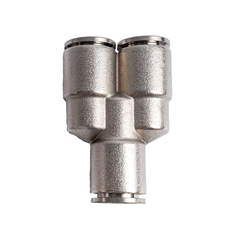 Metal Pu Fitting Y-Joint 12Mm