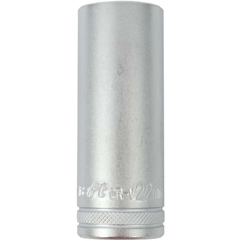 Socket 22Mm 1/2" Dr Deep Socket Crv 12 Point
