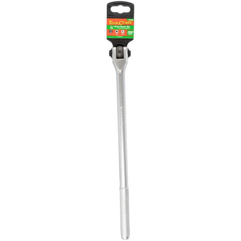 Power Bar 1/2"M Drive 380Mm Swivel Head  Steel Handle Socket