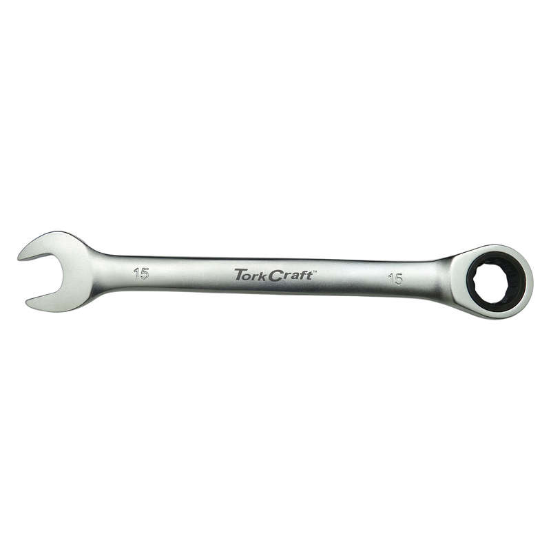 Combination Ratchet Wrench 15Mm Fixed Head Spanner