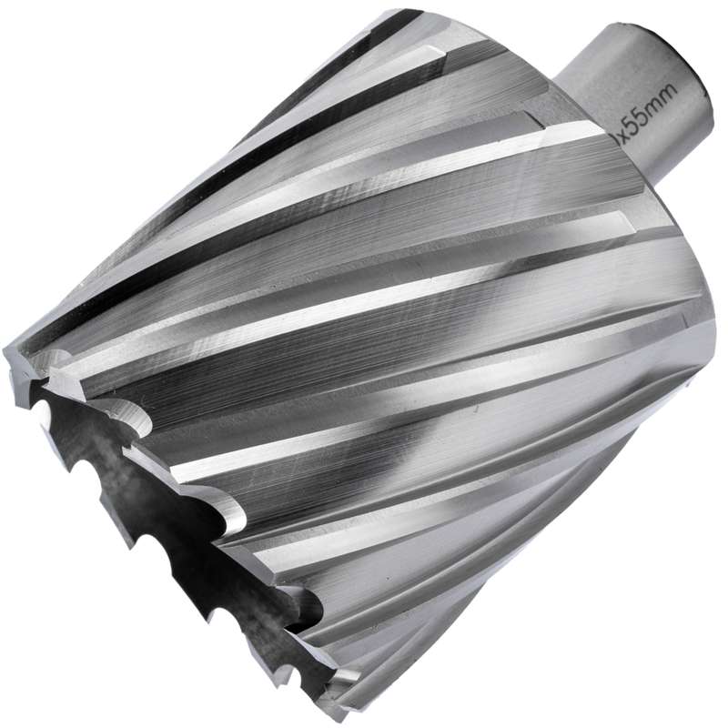 Annular Hole Cutter Hss 60 X 55Mm Weld Shank 19.05Mm
