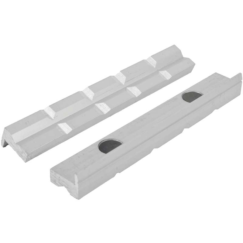 Vice Jaws Magnetic Alum. 200Mm X 32Mm 2Pc Prism Face