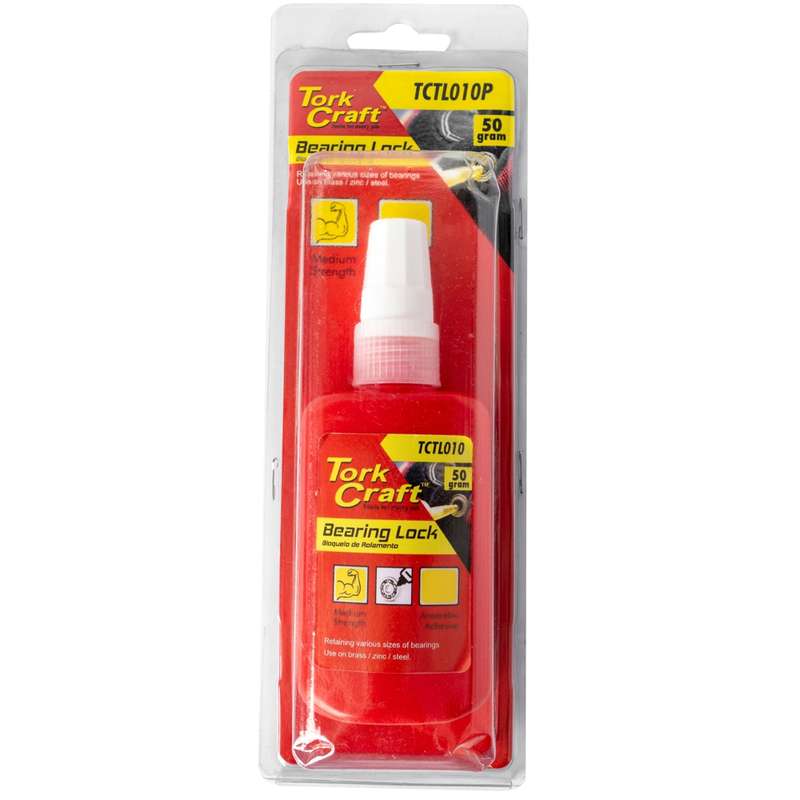 Bearing Lock Medium Strength For Std Sized Cylindrical Parts - Yellow