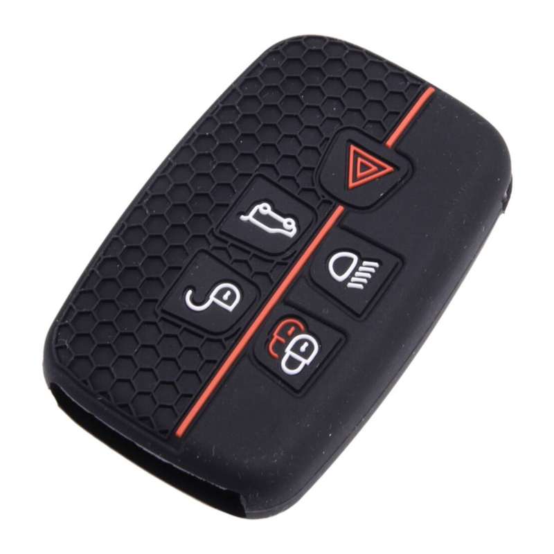 2x Silicone Key Fob Cover Fit For Land Rover Range Rover Sport Jaguar F-Pace