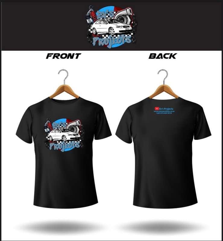 Ev's Projects - tShirts -Black