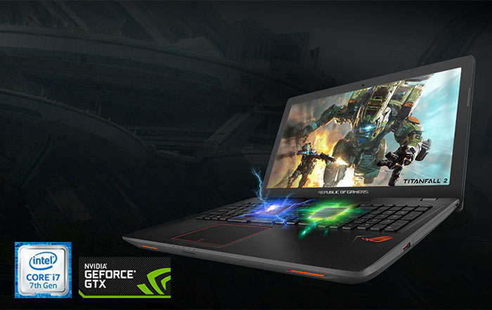 ASUS ROG GL553VE CORE i7 GTX 1050 Ti GAMING LAPTOP DEAL WITH 256GB SSD AND 24GB RAM