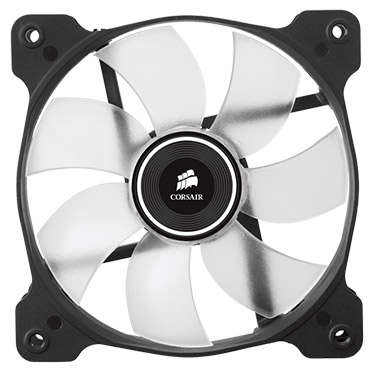 Air Series AF140 LED High Airflow 140mm Fan White