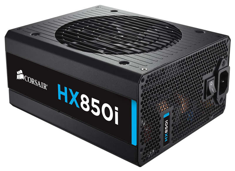 Corsair HXi Series HX850i 80 Plus 850W Platinum Certified High-Performance ATX Power Supply