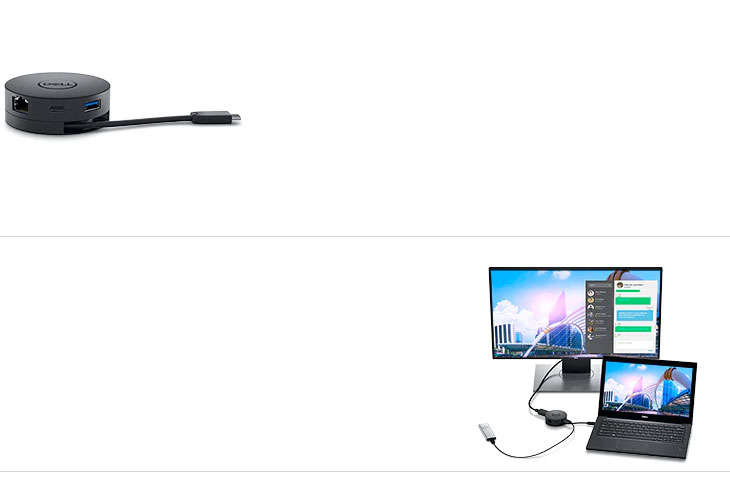 DELL DA300 USB Type-C Mobile Adapter