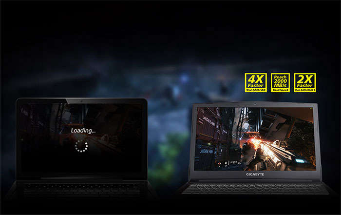 Gigabyte Sabre 17 CORE i7 GAMING LAPTOP DEAL WITH 256GB SSD