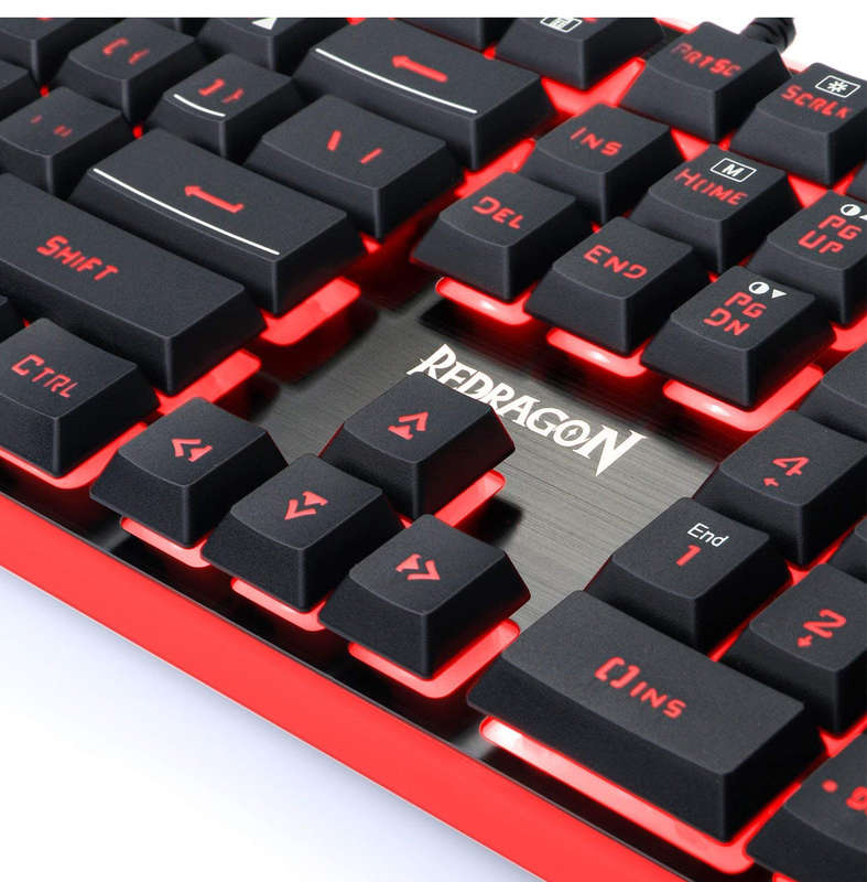 Redragon Gaming Bundle - S107 Essential 3 IN 1 Gaming Combo & SparkFox Wired Controller - PC / XBOX