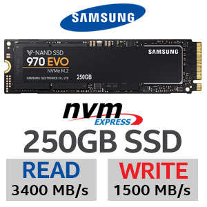 Samsung 970 EVO 250GB NVMe SSD