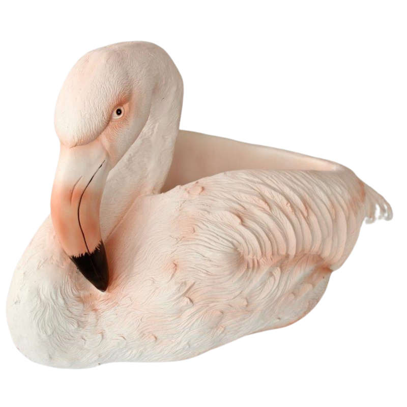 Extra large flamingo planter