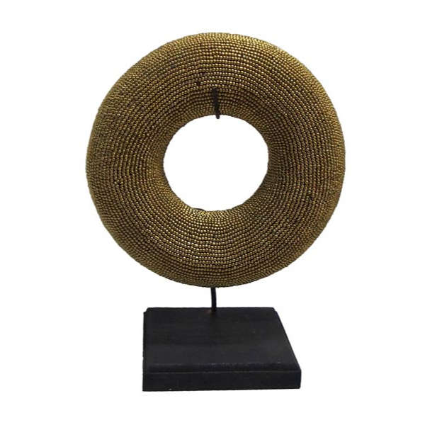 Tikar beaded bangle on stand