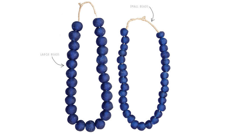 Glass decorative beads small