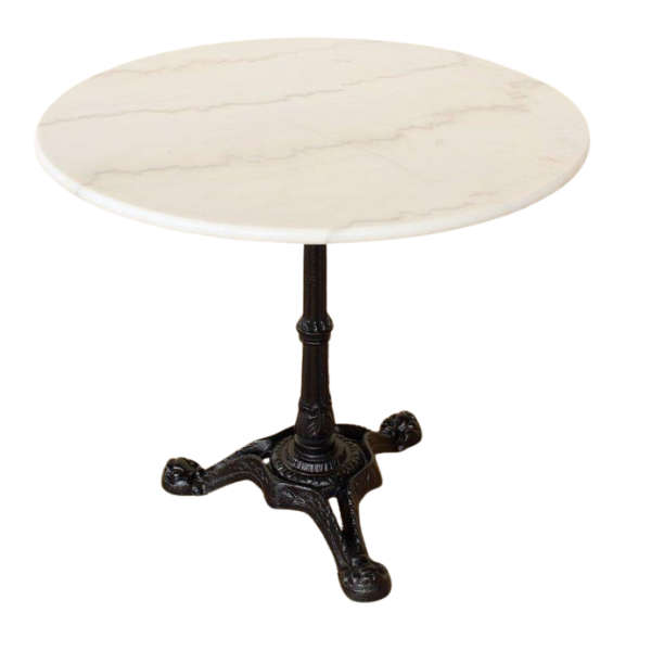 French bistro Marble table