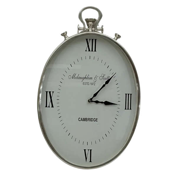 Pewter clock