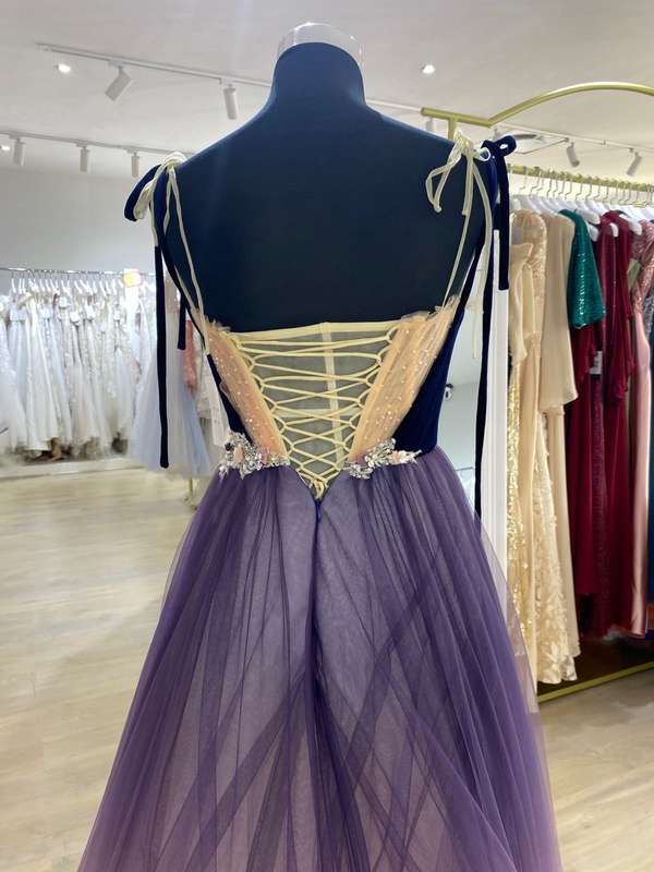 Ombre tulle A-line