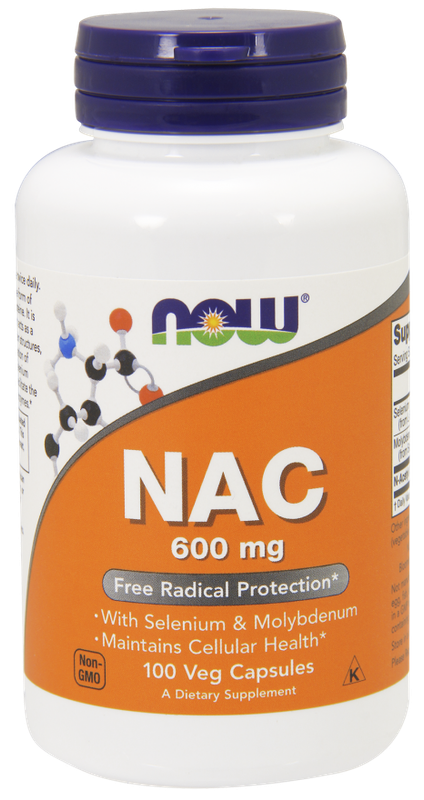 Now Foods NAC 600 mg Veg Capsules