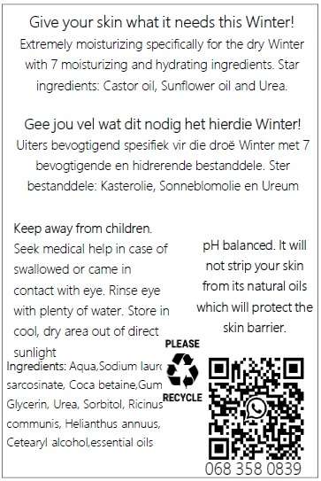 Body wash Winter Edition Vanilla Cappuccino 500ml