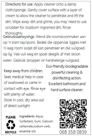 Handy Cream cleaner Lemon 750ml