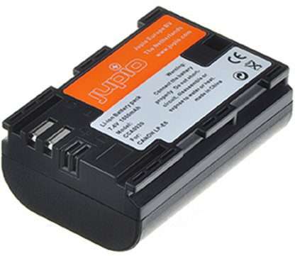 Jupio LP-E6 NB-E6 Chip 1700mAh for Canon Lithium Camera Battery