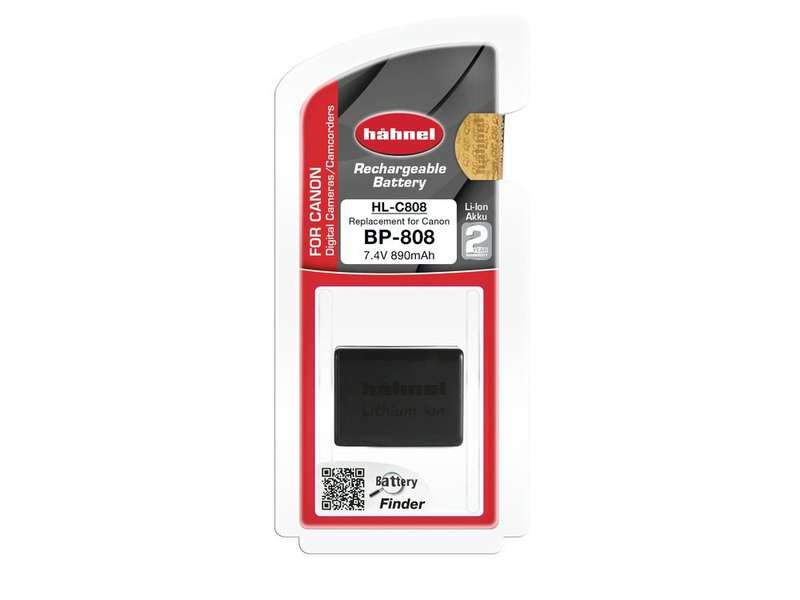 Hahnel HL-C808 (BP-808) For Canon Battery