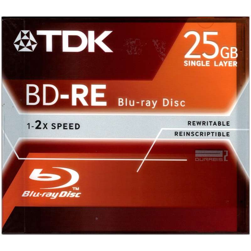 TDK 25GB RW Blu-Ray Disc