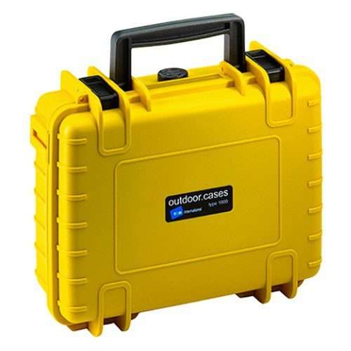 B&amp;W Type 1000 Yellow Camera Hard Case
