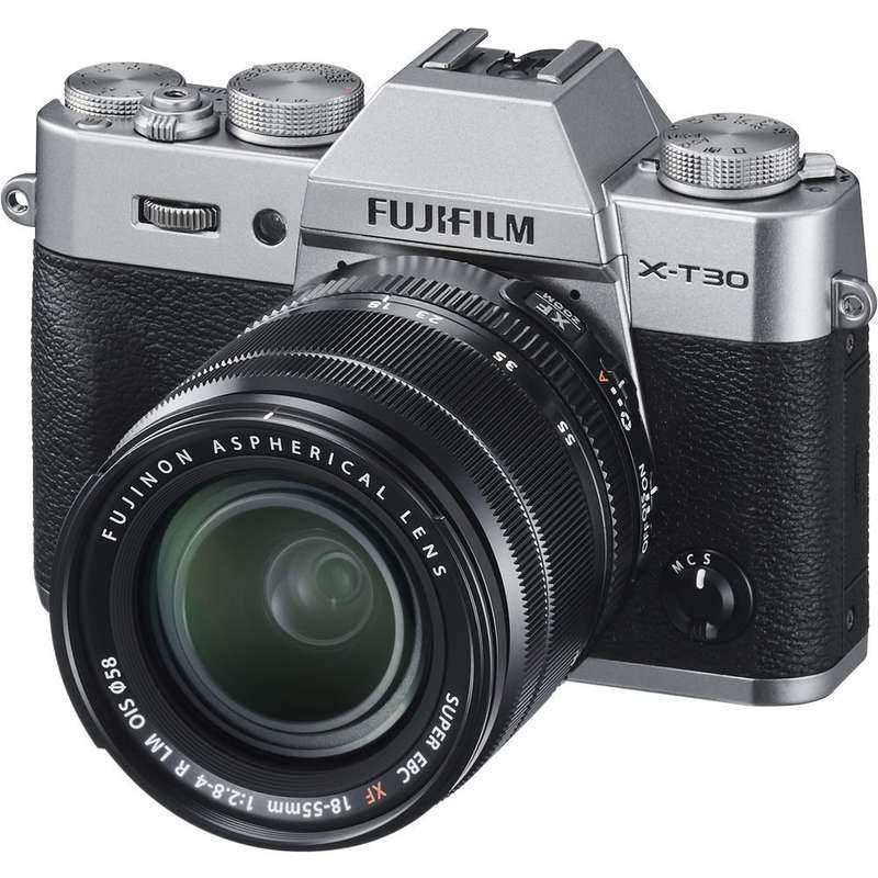 Fujifilm X-T30 II Silver Camera + 18-55mm Lens