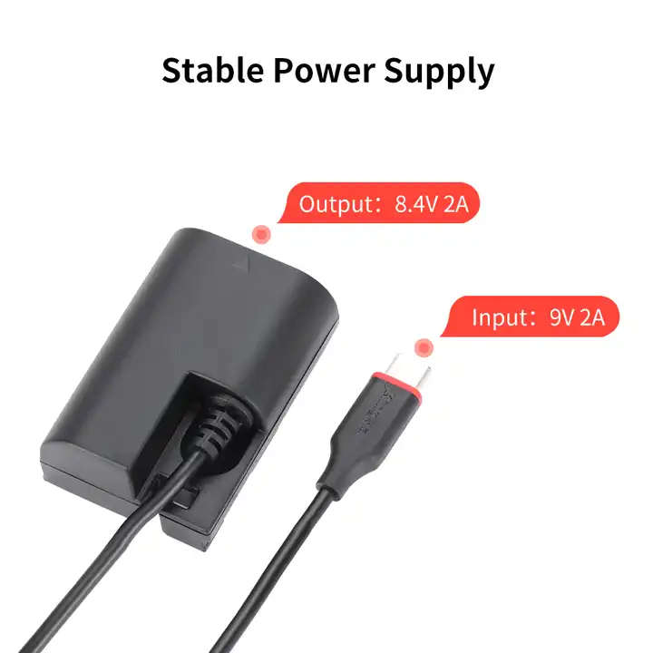 Canon TC-LPE6 USB-C - AC - Replacement Dummy Battery Adaptor from Kingma
