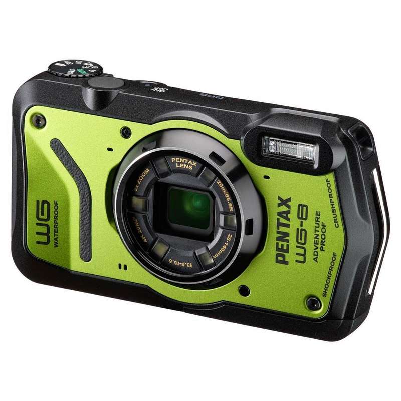 Pentax WG-8 Waterproof Camera Green
