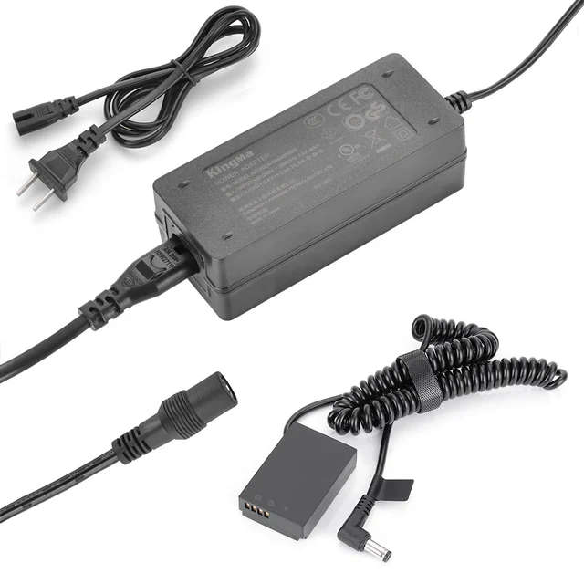 Canon Lp-E12 DR-LP-E12 Replacement Dummy Battery With AC Power Supply from Kingma