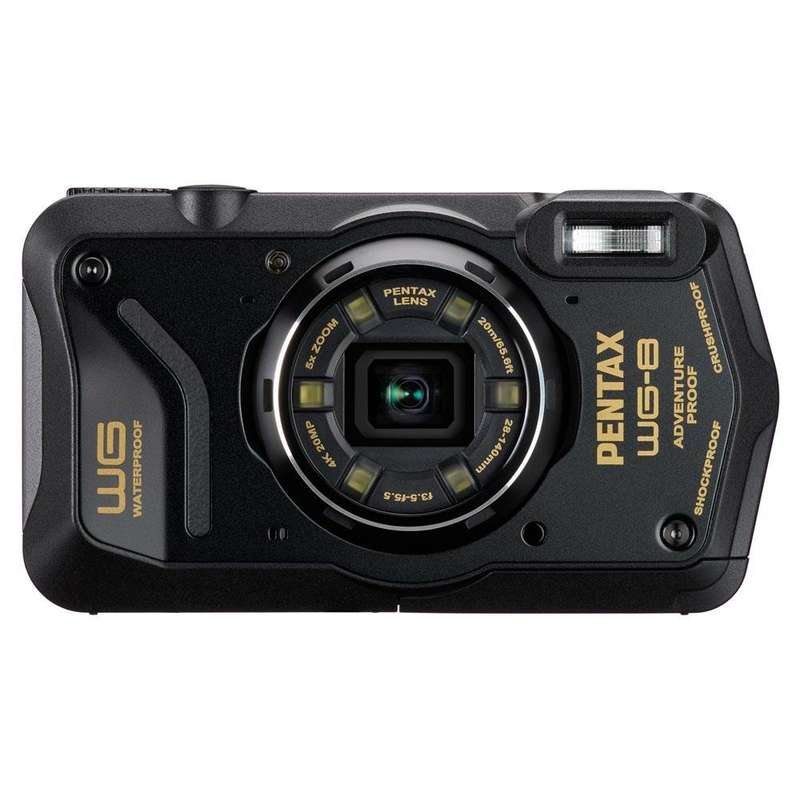 Pentax WG-8 Waterproof Camera Black