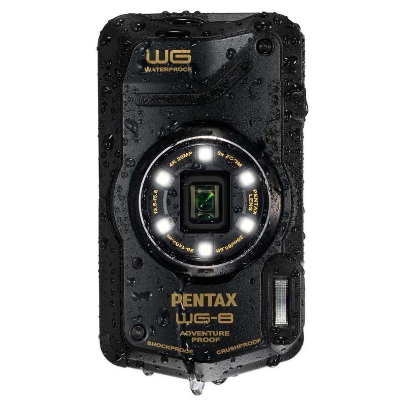Pentax WG-8 Waterproof Camera Black