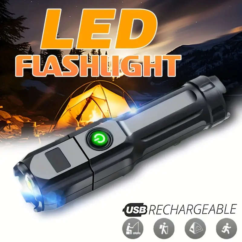 RSI LED USB Rechargeable Flashlight