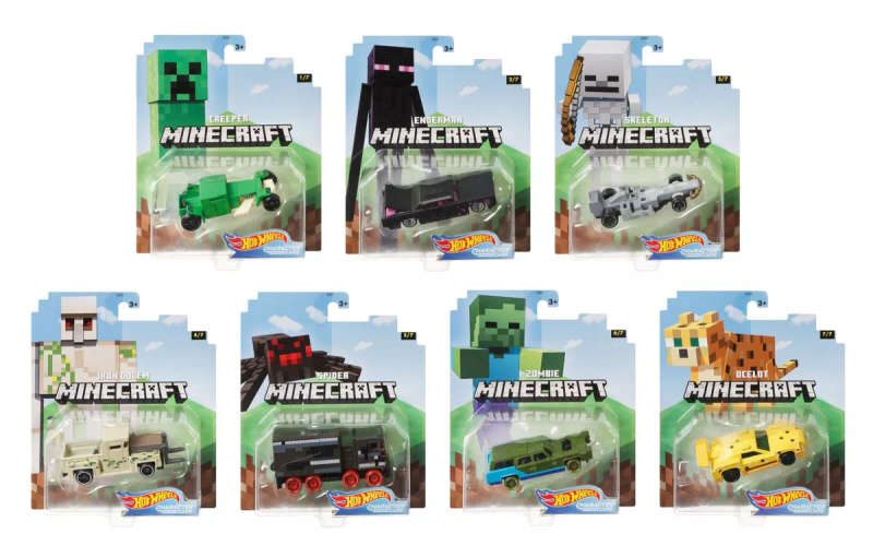 Hot Wheels 2020 Minecraft Gaming