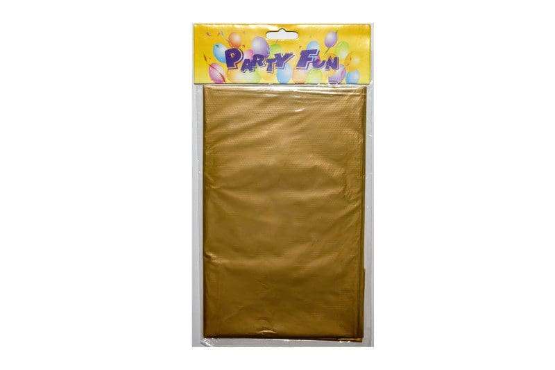 Dark Gold Plastic Table Cover