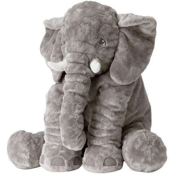 Kids Elephant Pillow Pink