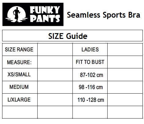 Seamless Sports Bra - Black