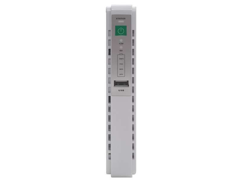 12VDC 8.8Ah 17W Micro UPS with USB and PoE Output