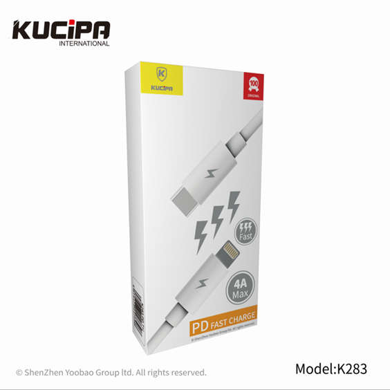 Kucipa K283 Type C to iPhone fast charging cable 1M