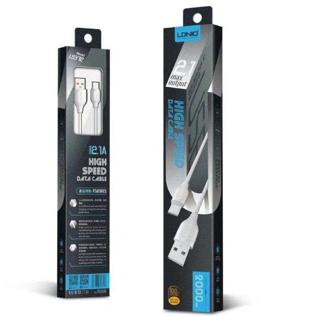CABLE LDNIO LS372 2.1A V8 2M