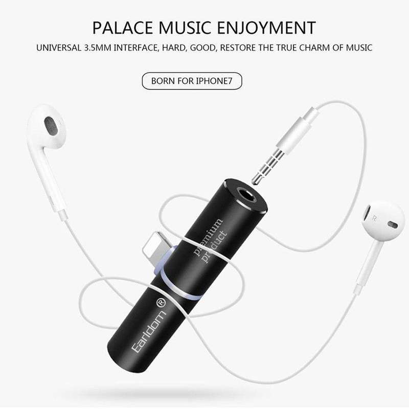 Earldom iPhone Lightning Adapter Audio/Charging Splitter