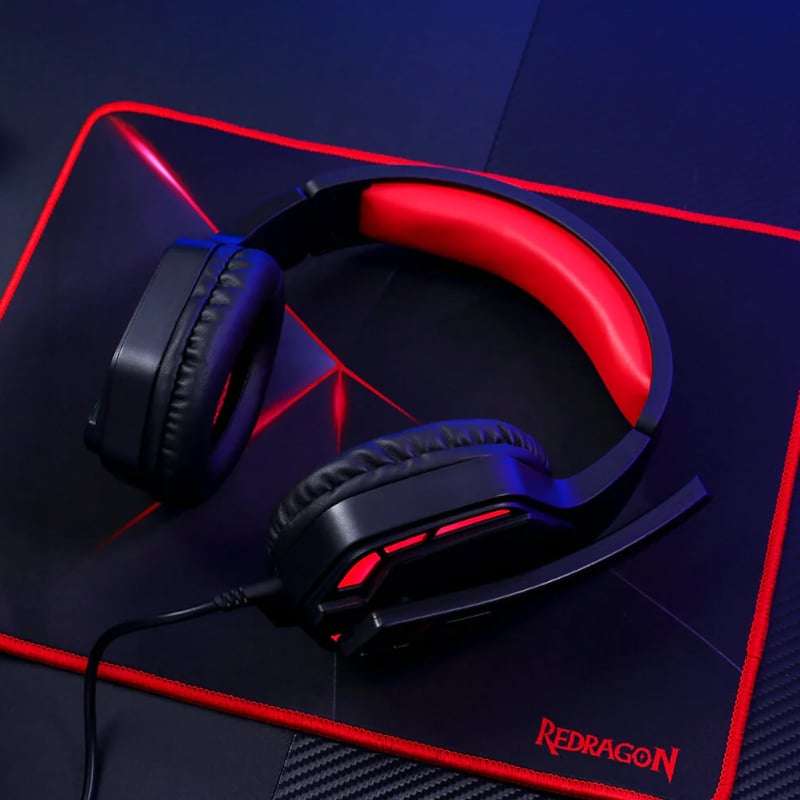 REDRAGON Over-Ear THEMIS Aux Gaming Headset - Black