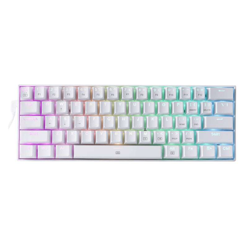 REDRAGON DRAGONBORN Wired Mechanical Keyboard RGB&#xD;67Key Design - White