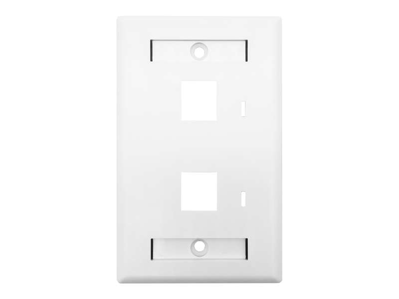 Linkbasic Two Port Faceplate 115 x 70mm