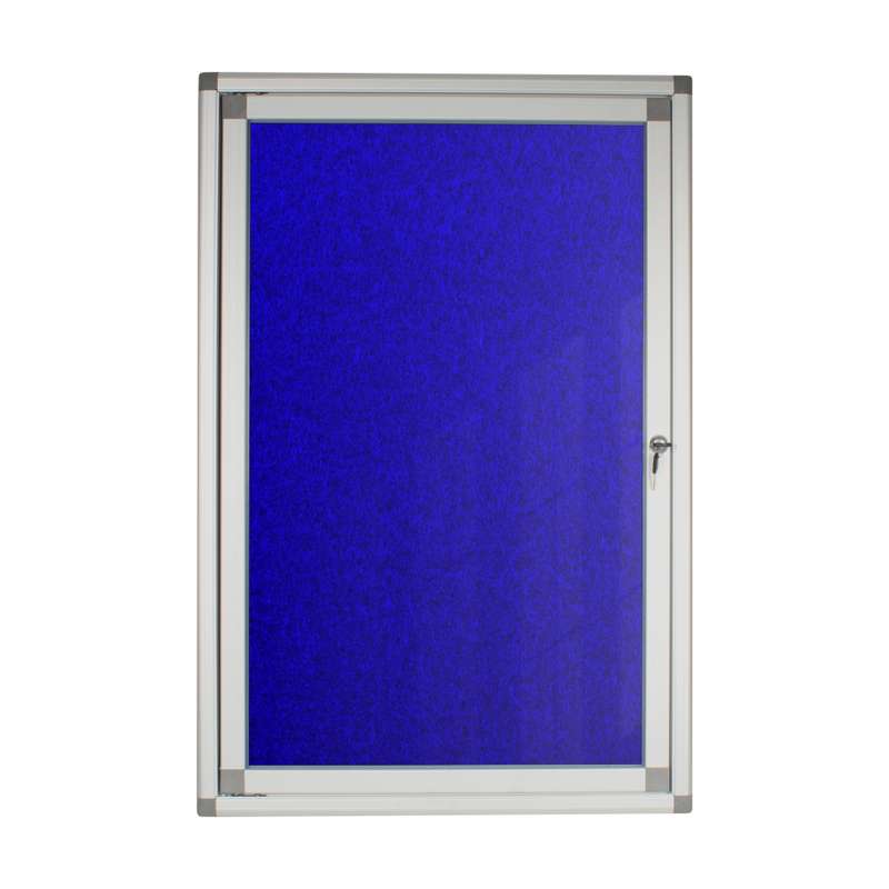 Hinged Pinning Display Case (900*600mm - Royal Blue)
